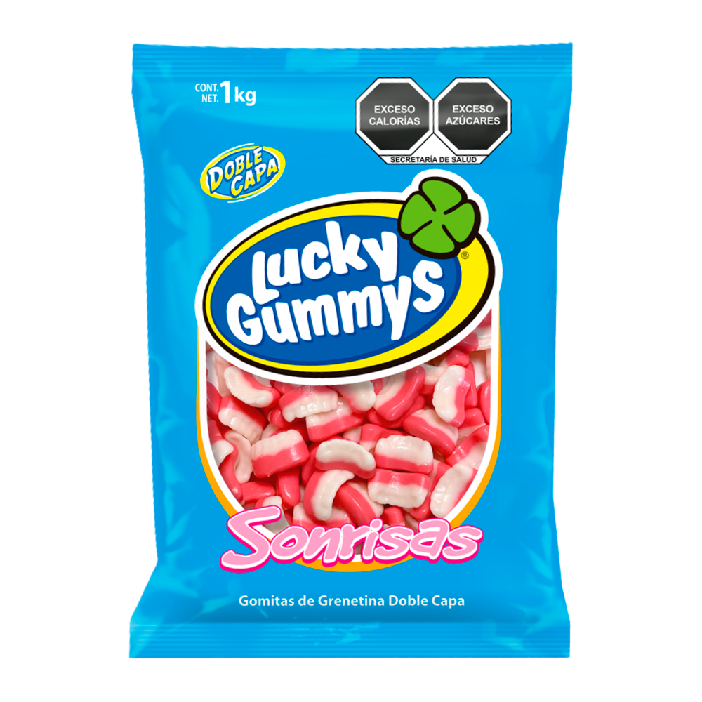 LUCKY GUMMYS SONRISAS 8/1 KG