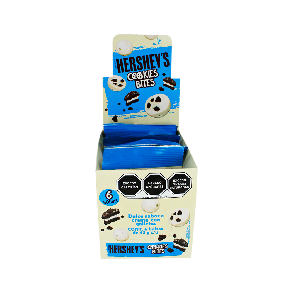 HERSHEY BITES COOKIES 6/6 43G