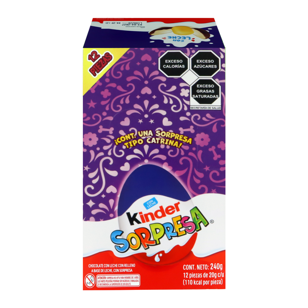 KINDER DIA DE MUERTOS 10/12PZA
