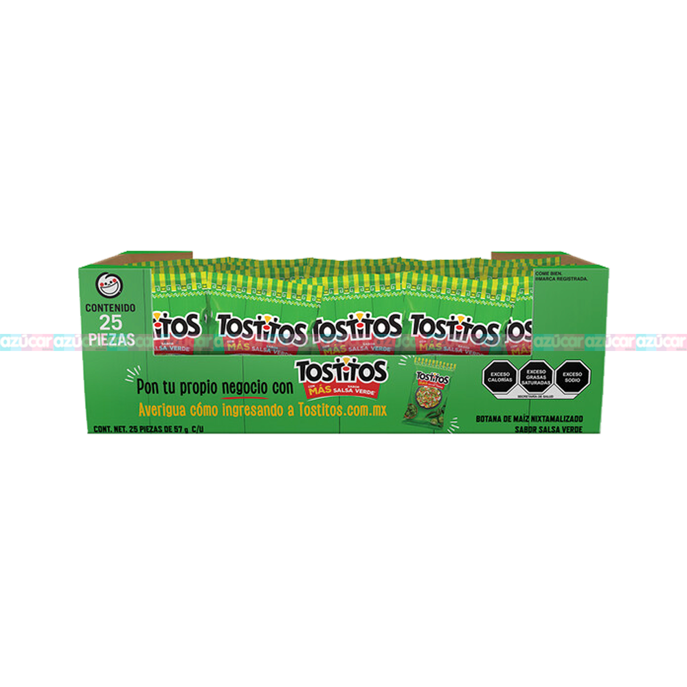 TOSTITOS SALSA VERDE 57G 1/25 PZ