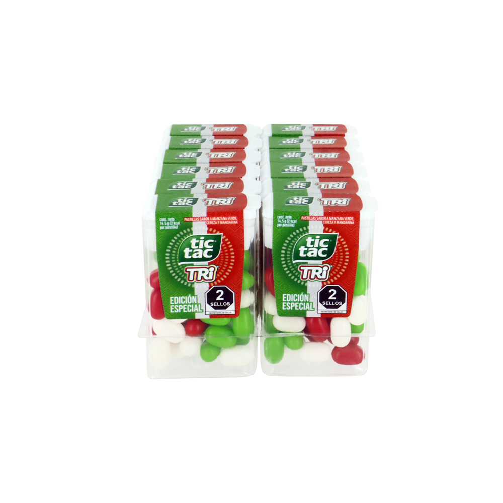 TIC TAC TRICOLOR 12/12PZ