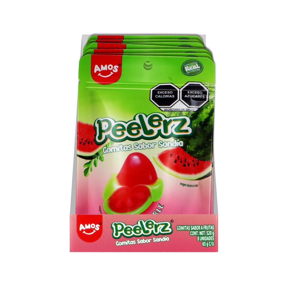 PEELERZ GOMITAS SANDIA 6/8 PZA
