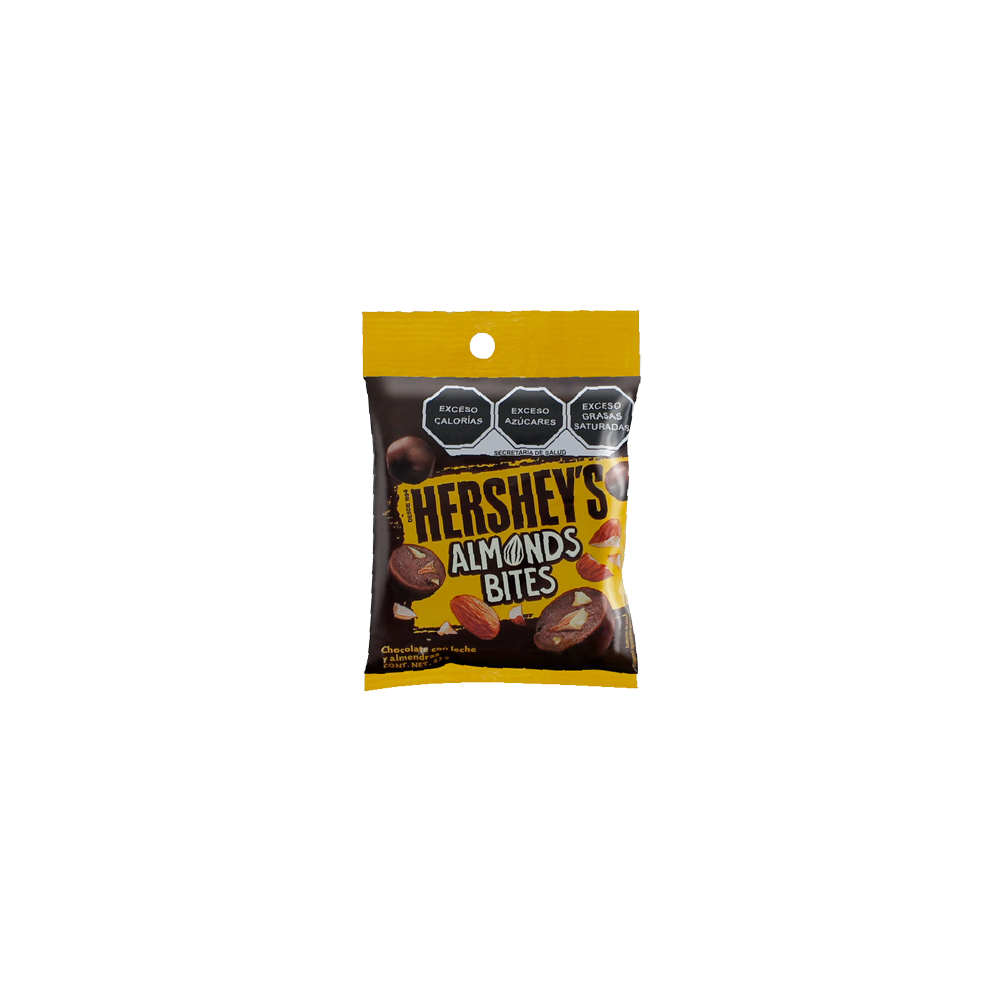 HERSHEY BITES ALMONDS 6/6 43G