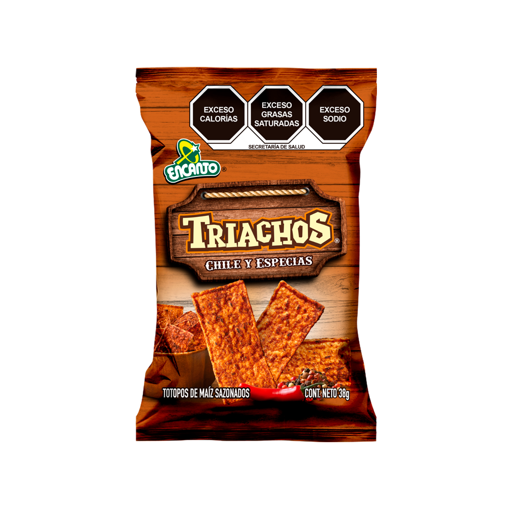 TRIACHOS 38G CHILE Y ESPECIAS C/50