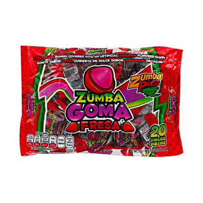 ZUMBA GOMA FRESA 20/20