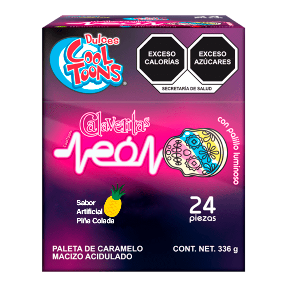 CALAVERA NEON 24/24PZA
