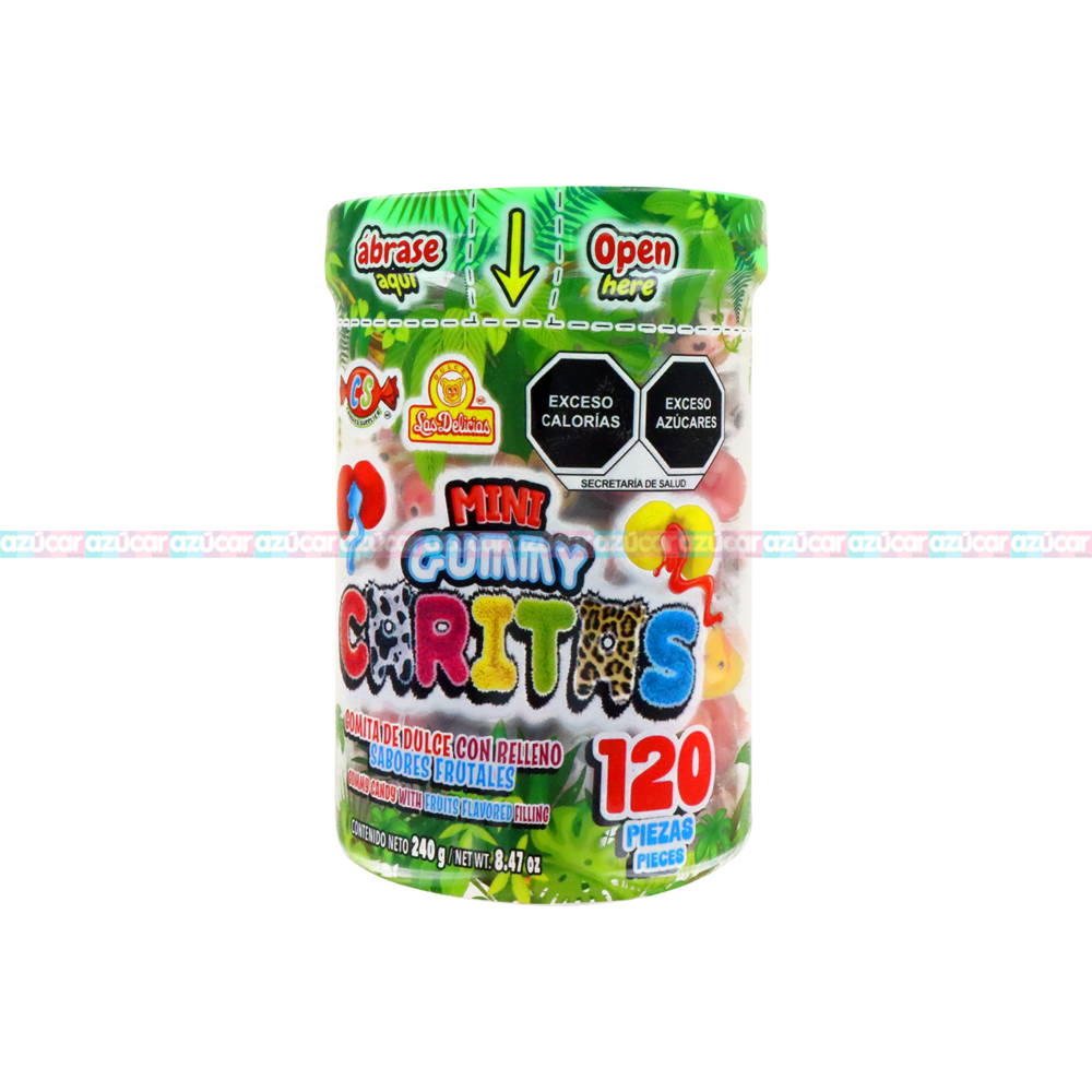MINI GUMMY CARITAS 18/120PZA