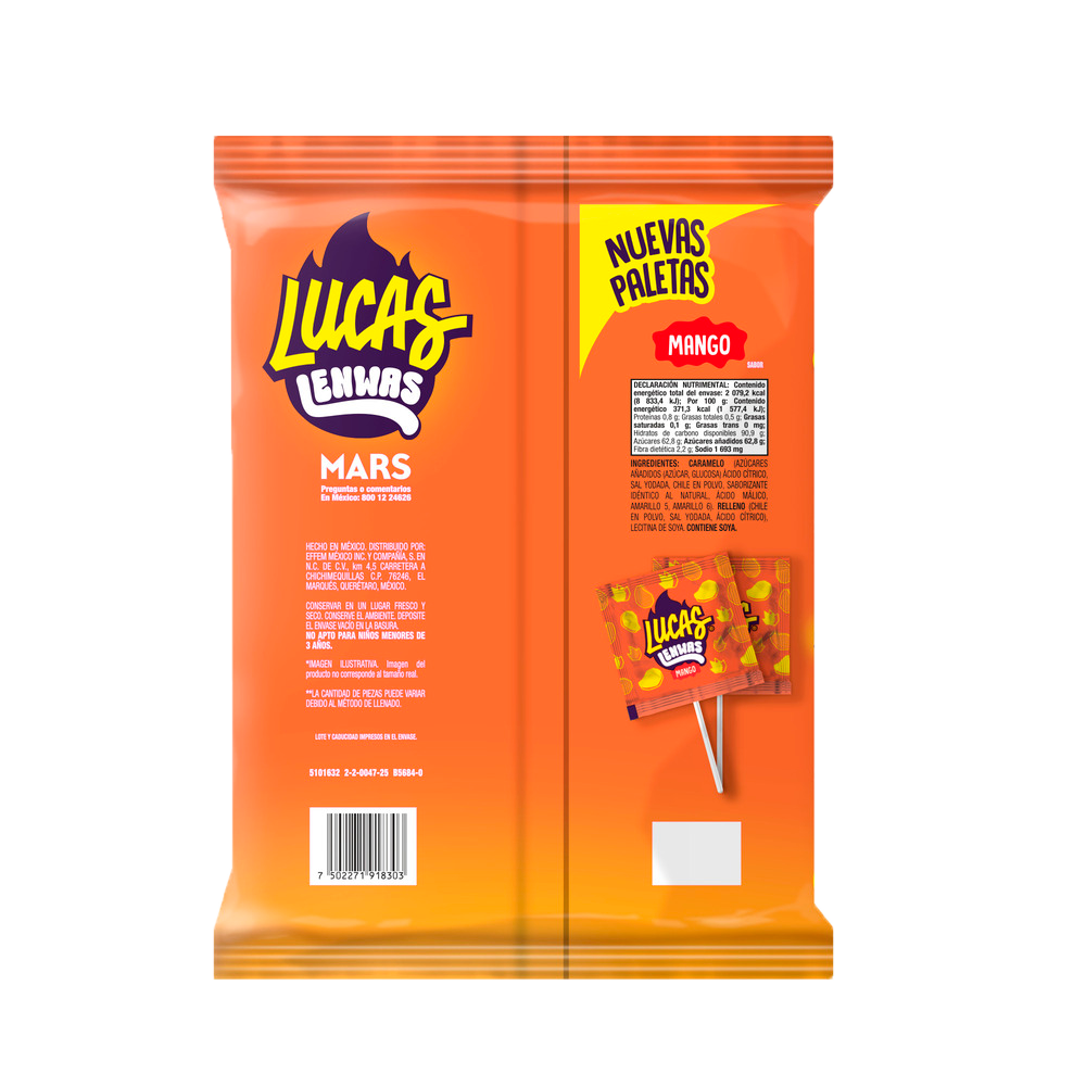 LUCAS LENWAS MANGO 12/40 PZA