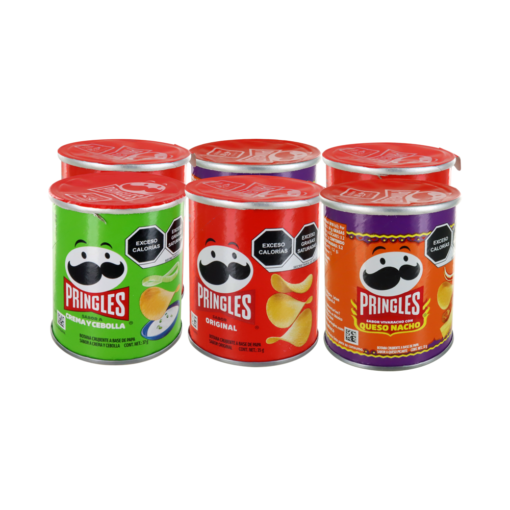 CHAROLA PAPAS PRINGLES 2/6 PZA