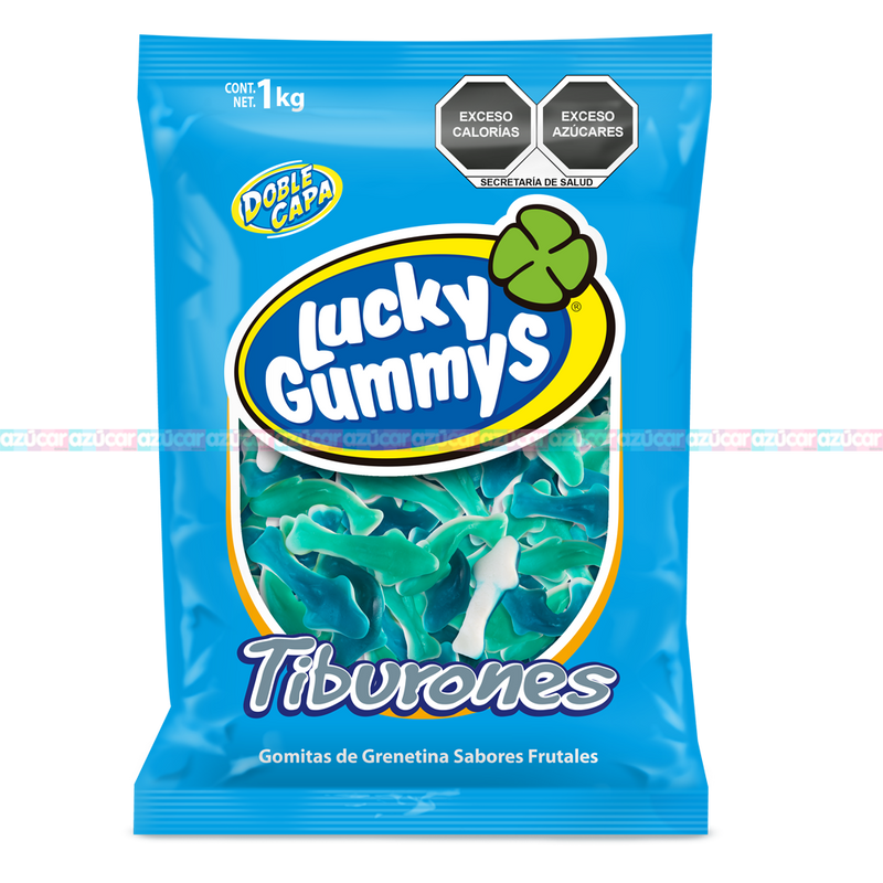 LUCKY GUMMYS TIBURONES 8/1 Kg