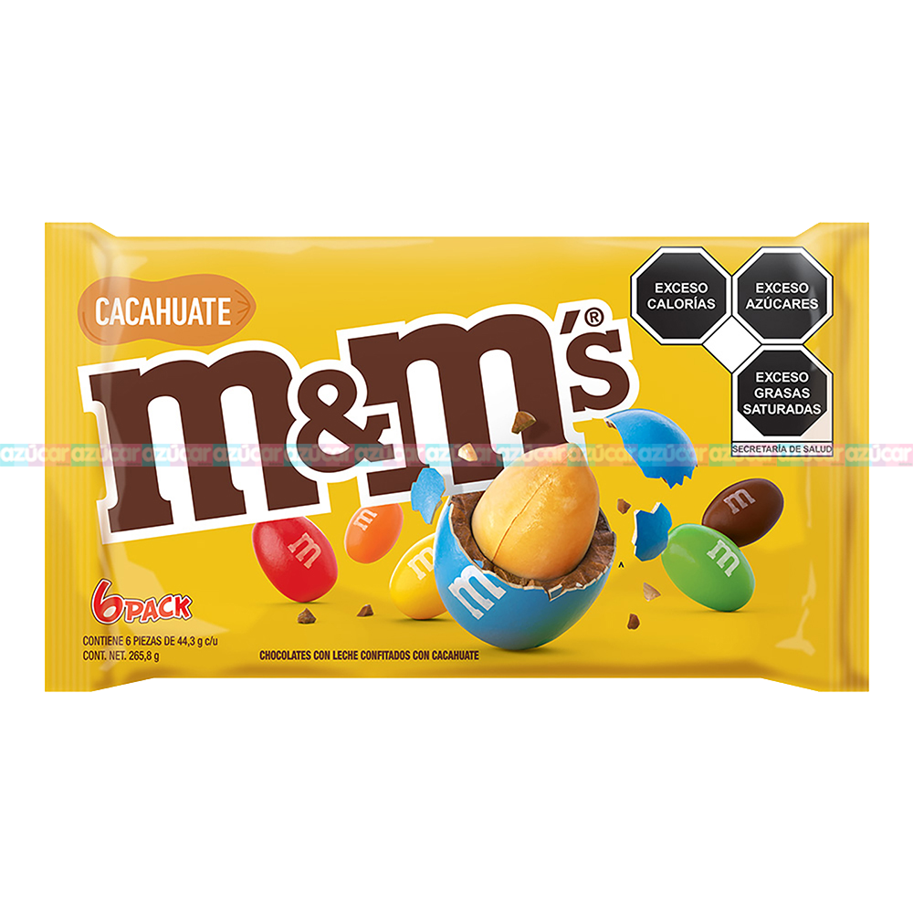 M&M CACAHUATE 32/6