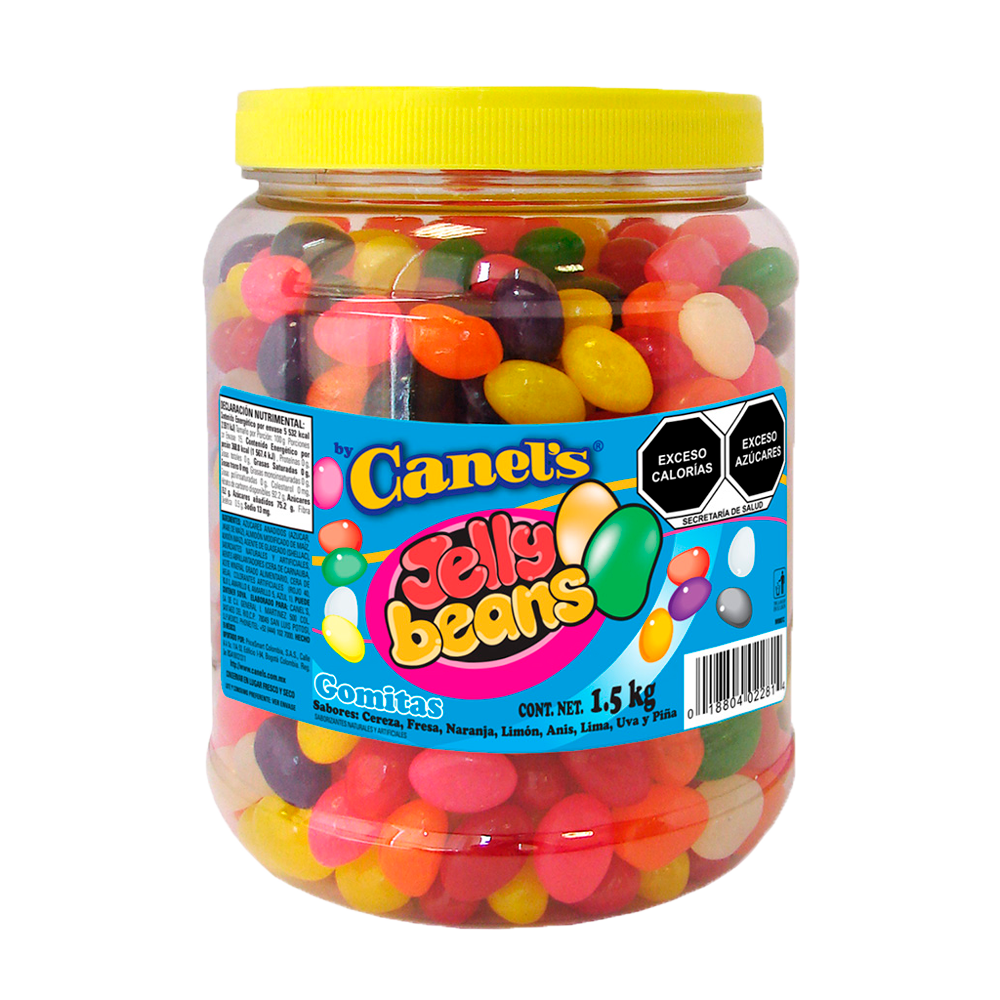 CANELS JELLY BEANS 8/1.5Kg