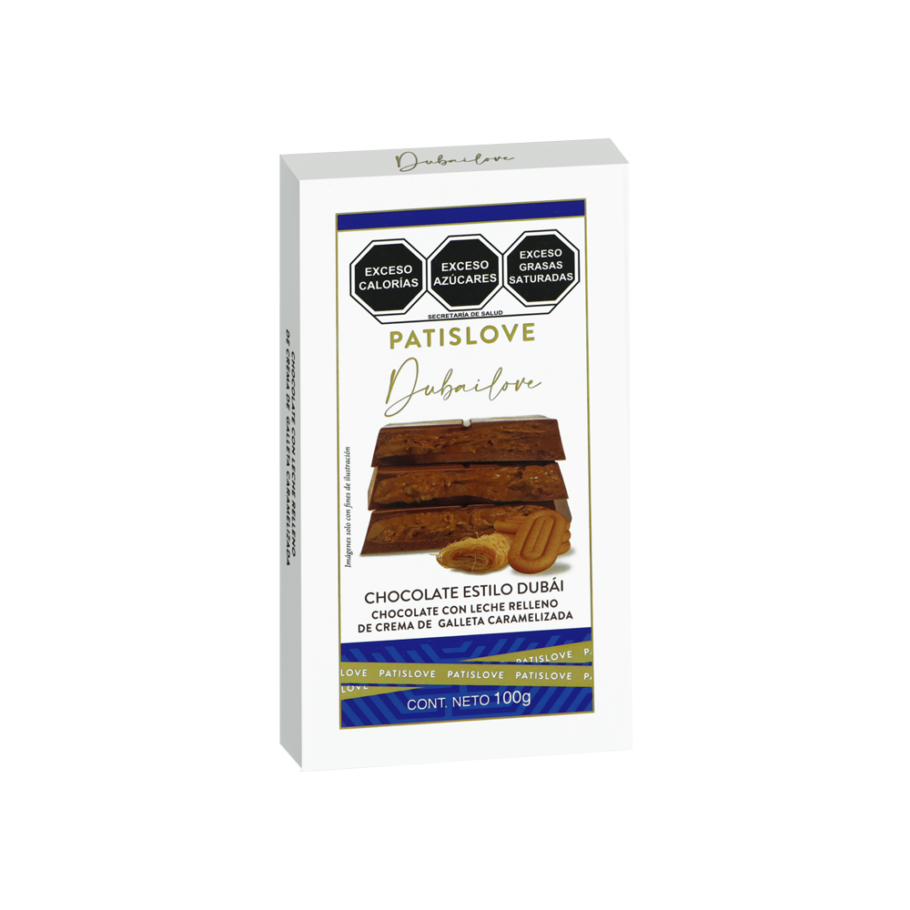 BARRA DE CHOC EST DUB CARAMELO 10/100GR
