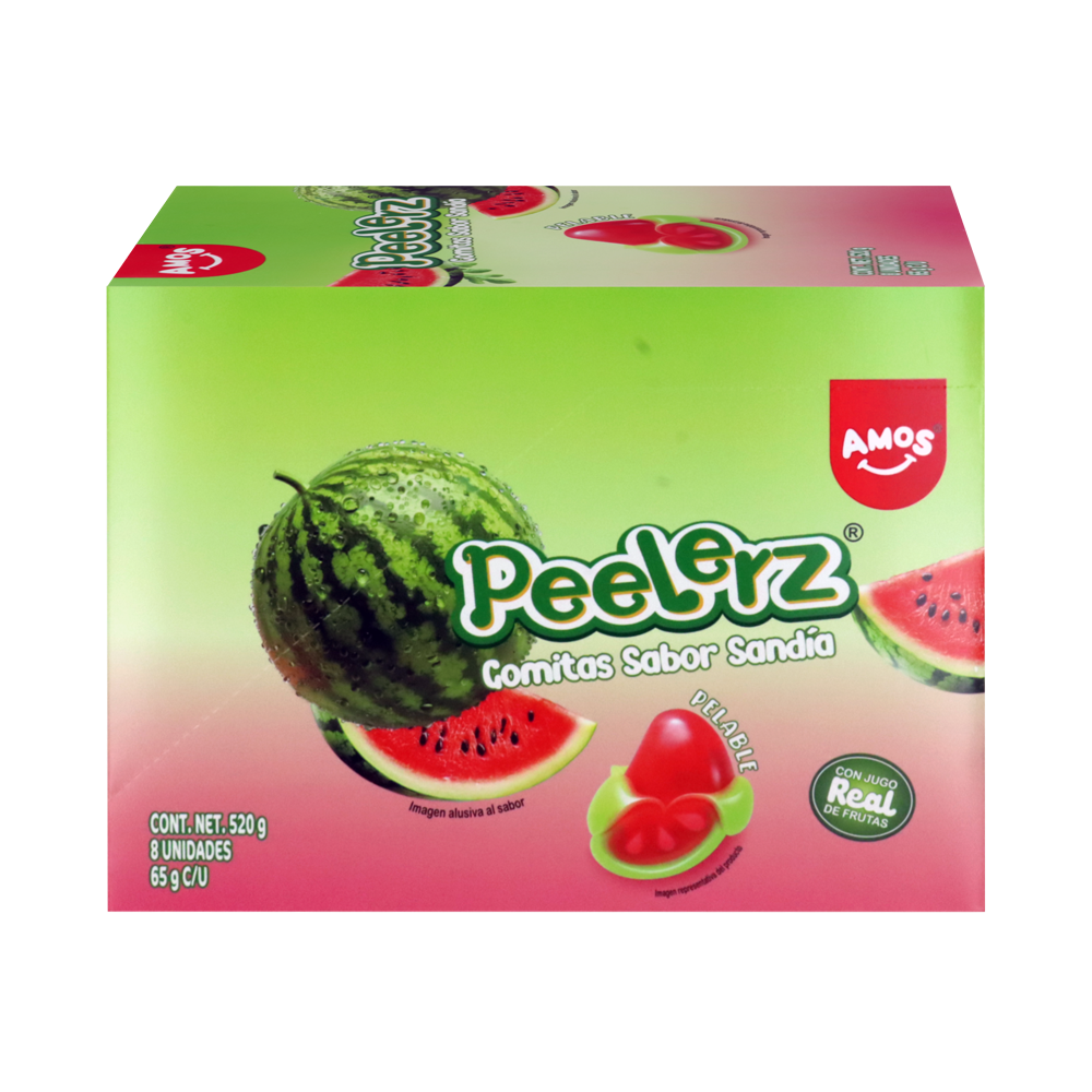 PEELERZ GOMITAS SANDIA 6/8 PZA