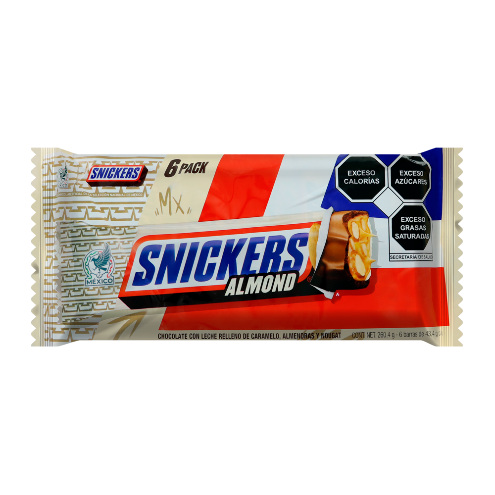 SNICKER ALMOND 43.3G 12/6