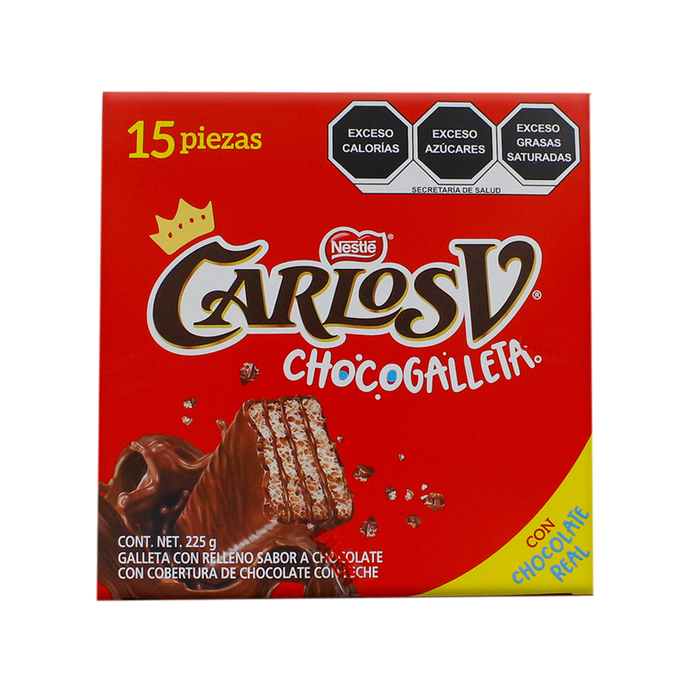 CARLOS V SNACK GALLETA 8/15