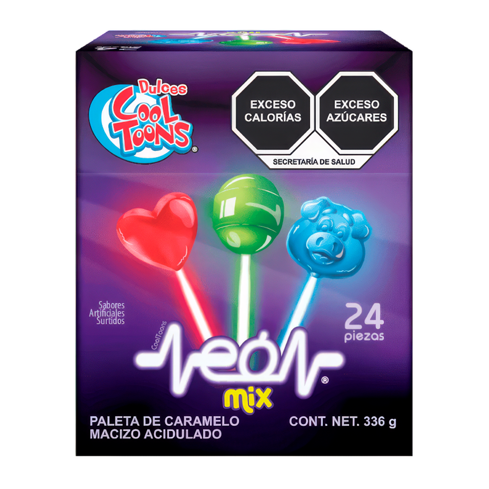 PAL. NEON MIX 24/24PZA