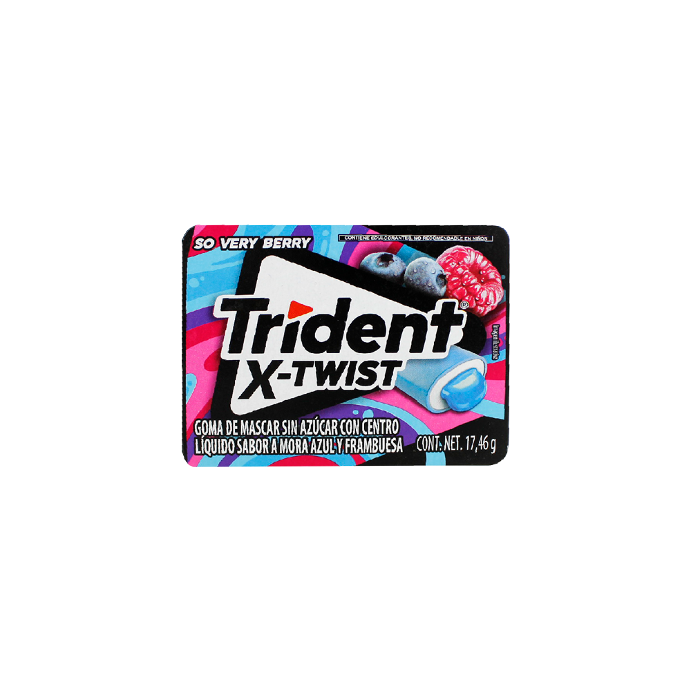 TRIDENT X TWIST BLUEBERRY 18/8
