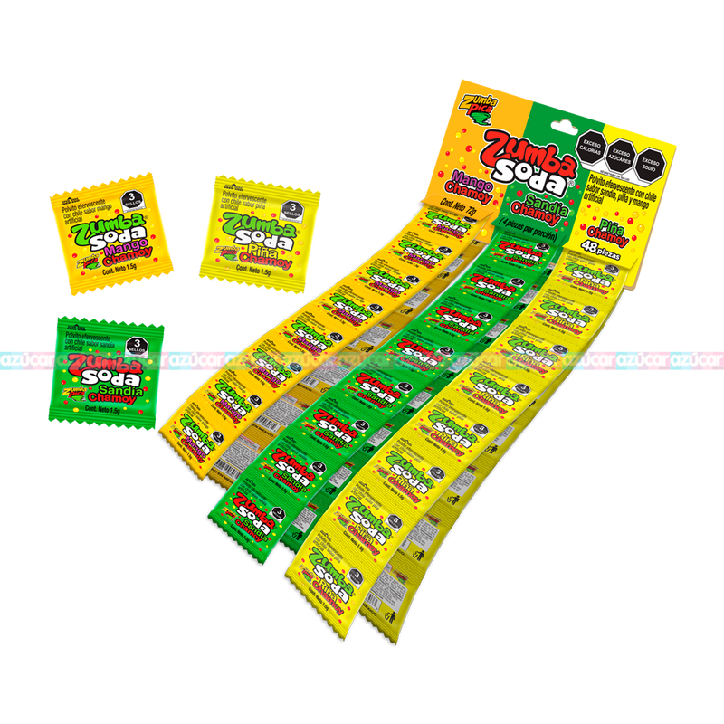 XXX ZUMBA SODA MANGO SANDIA PIÑA 45/48