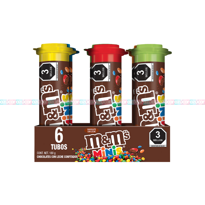 M&M MINI TUBOS 30G 24/6