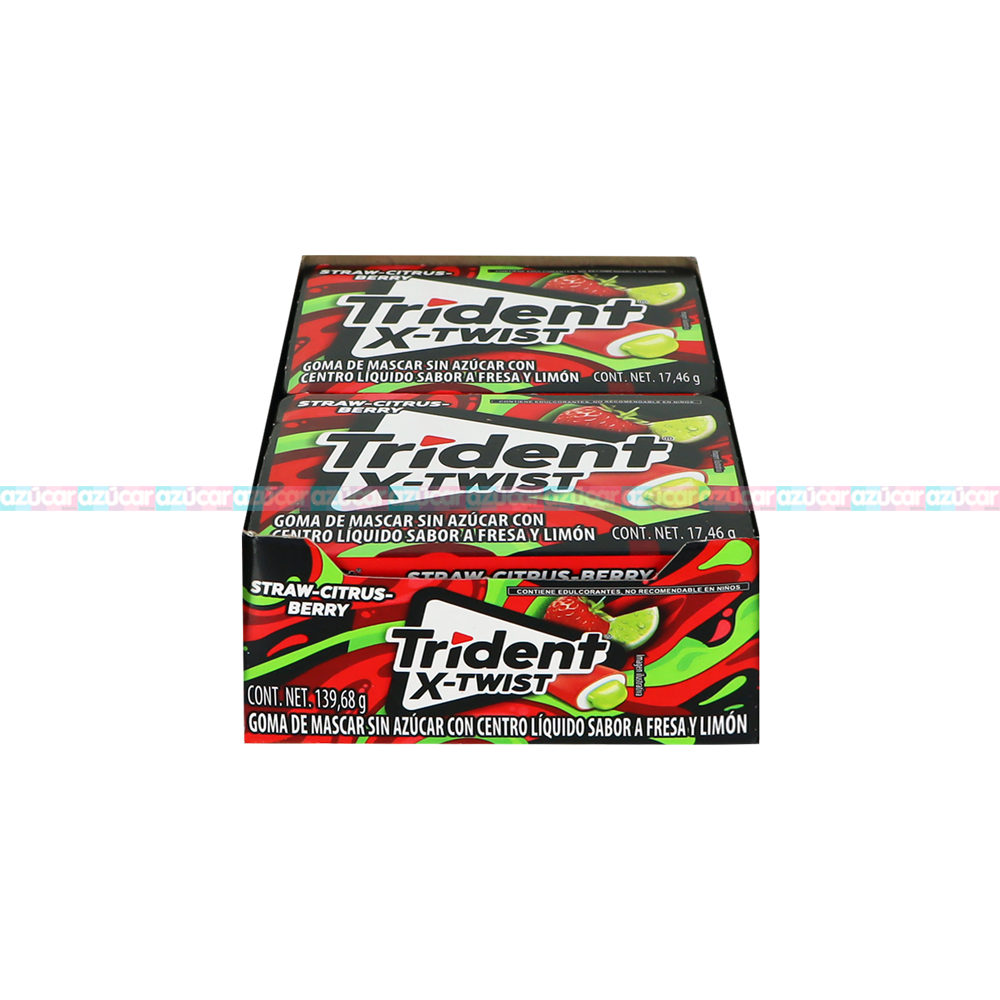 TRIDENT X TWIST FRESA LIMON 18/8