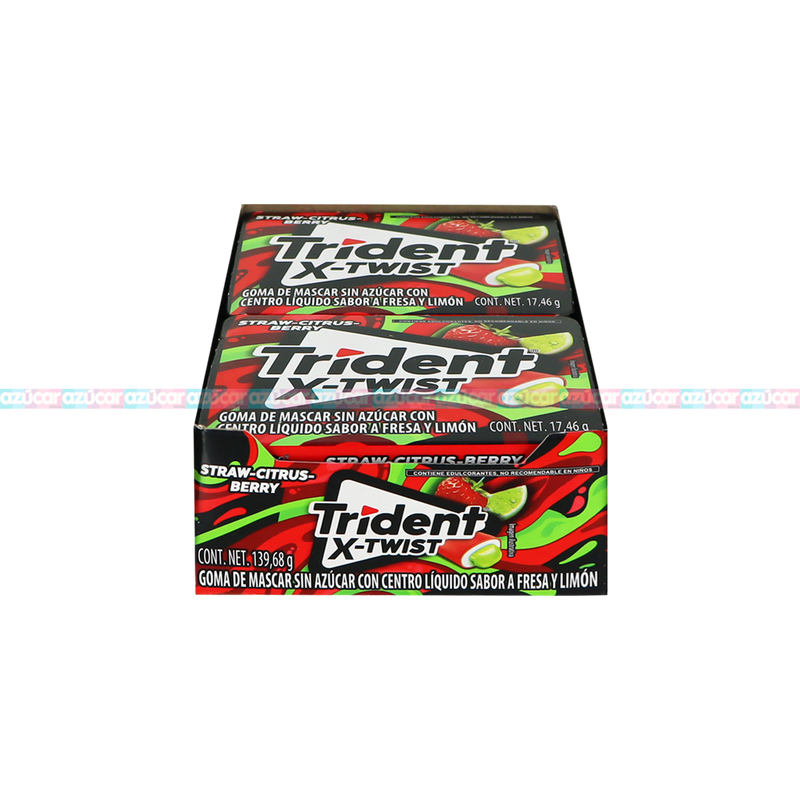 TRIDENT X TWIST FRESA LIMON 18/8