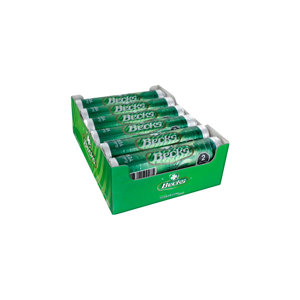 BECKS DISP YERBA 18P 24/12