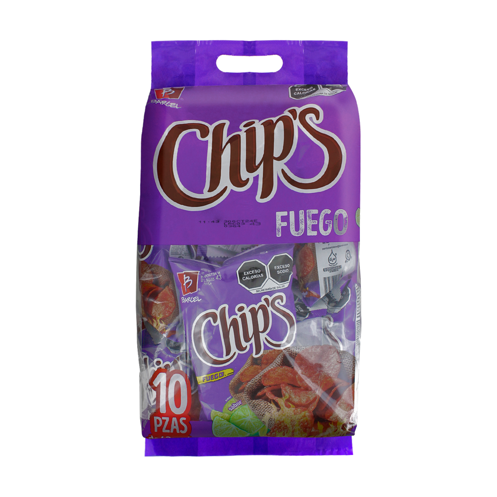 CHIPS FUEGO 4/10