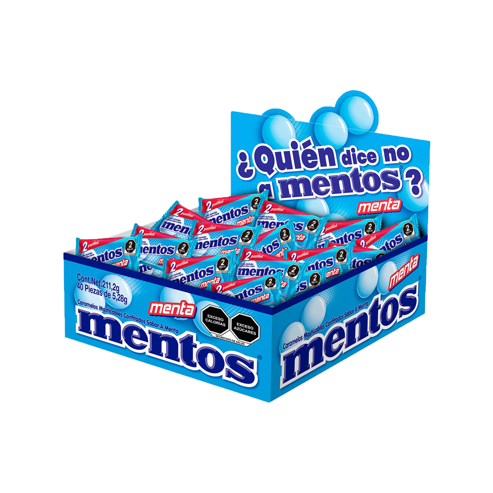 MENTOS BIPIEZA MENTA 10/40
