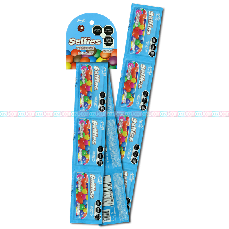 SELFIES TIRA AZUL 24/10PZA