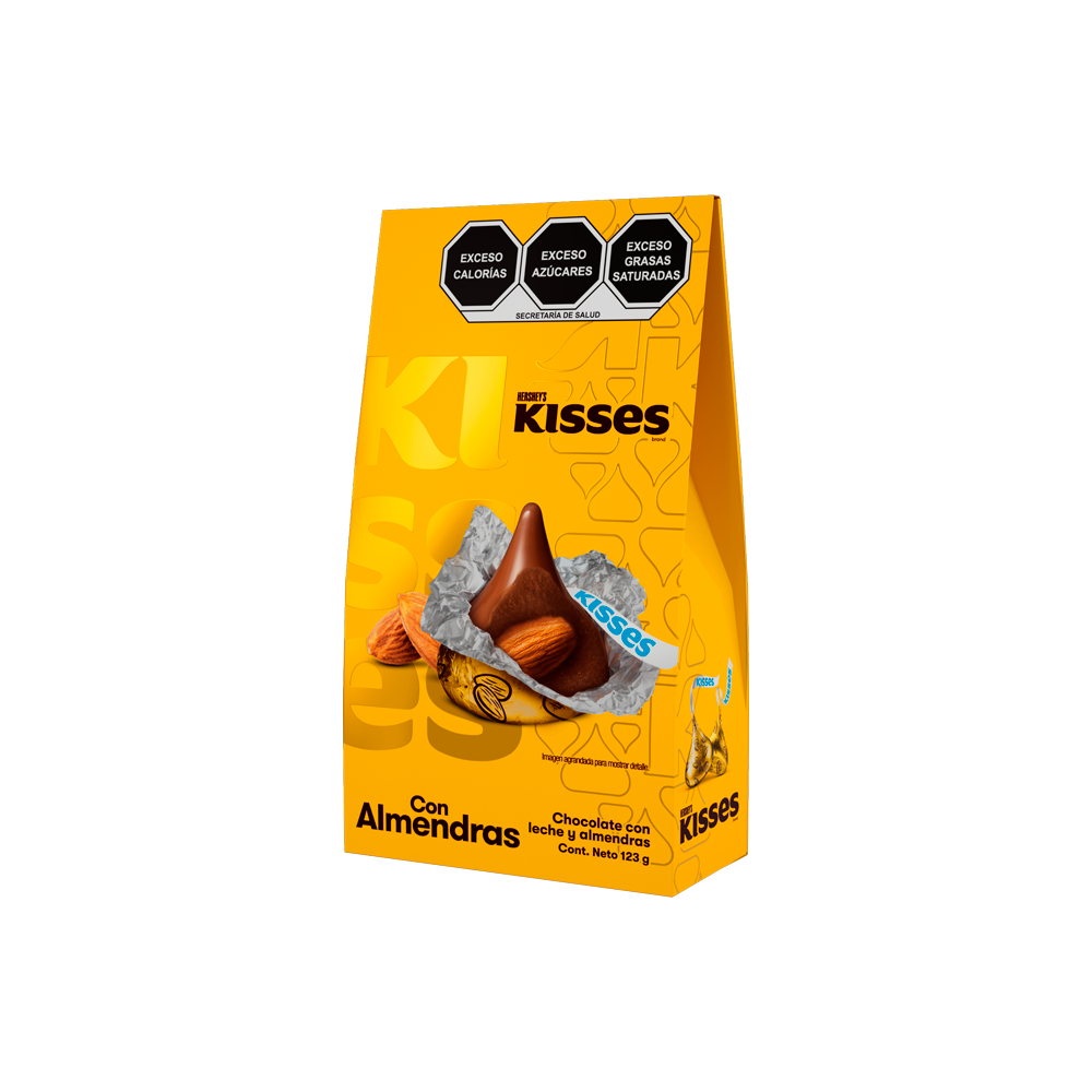 KISSES ALMENDRA 6/123 g