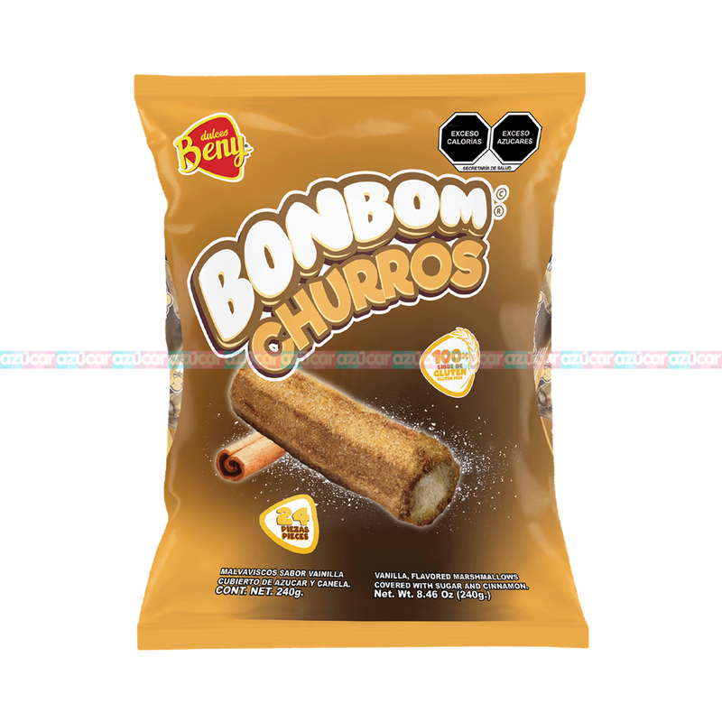 BENY BOMBOM CHURRO 12/24 PZA