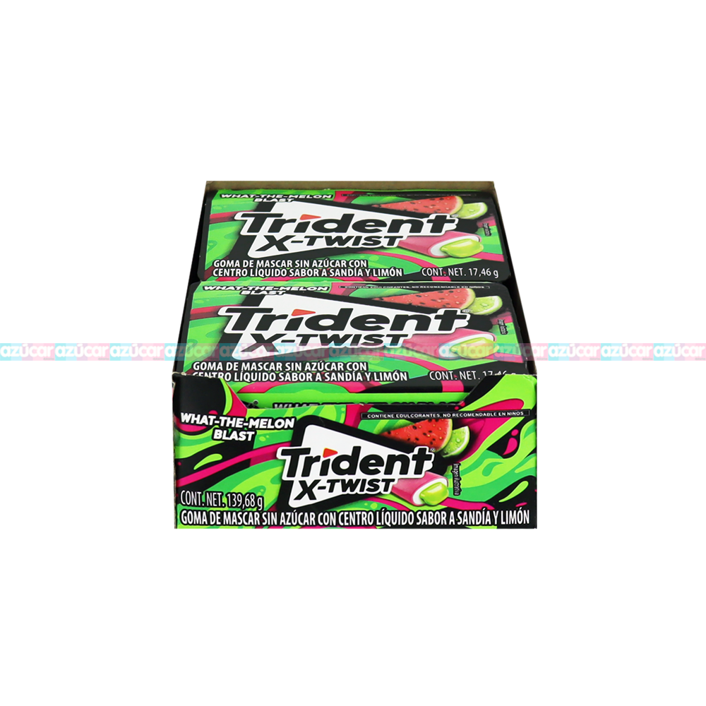 TRIDENT X TWIST SANDIA LIMON 18/8