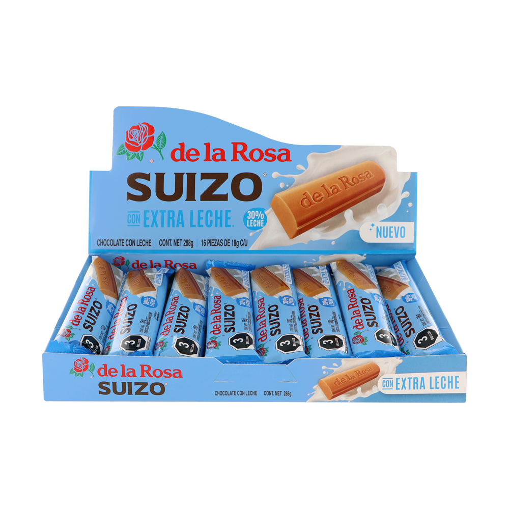 CHOCO SUIZO EXTRA LECHE 20/16PZA
