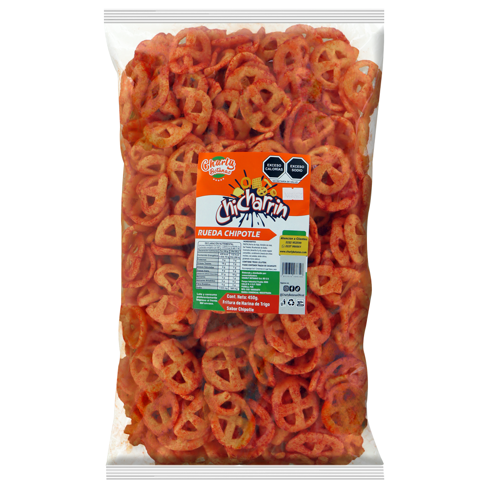 CHARLY RUEDA CHIPOTLE 5/450G