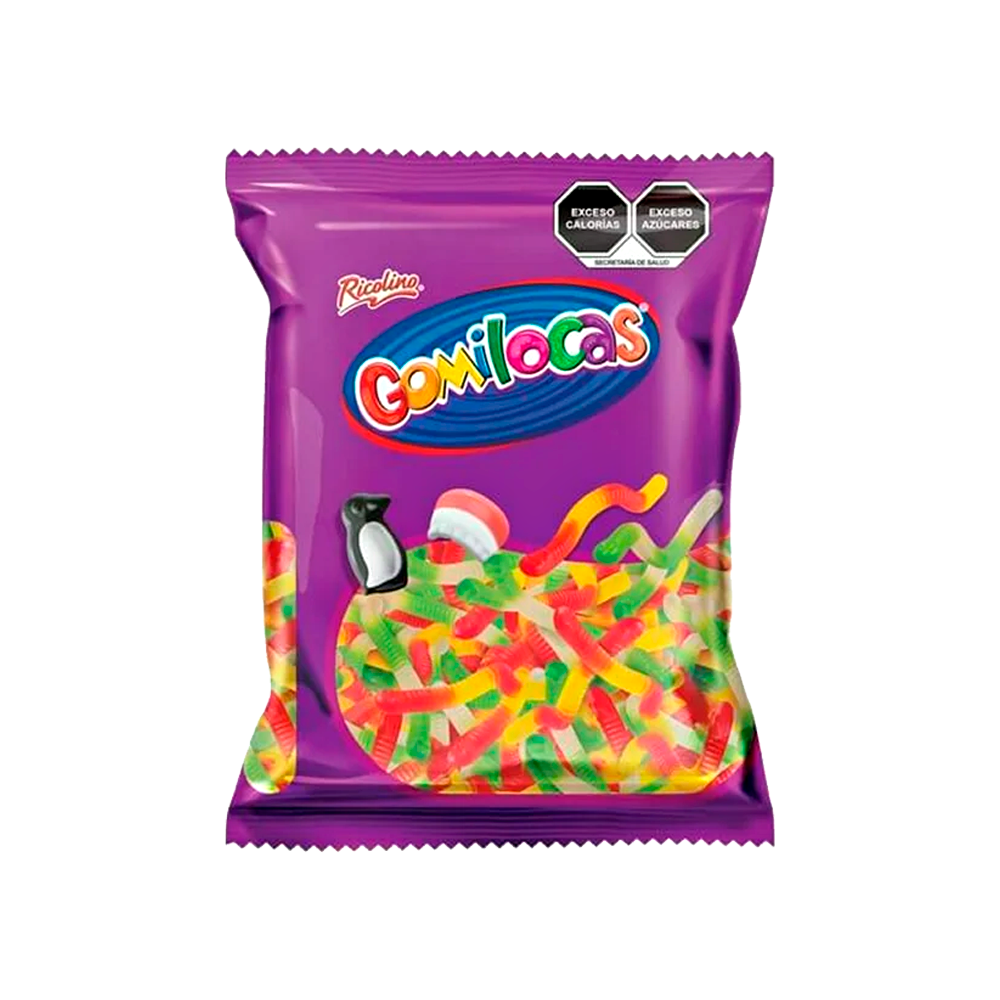 GOMILOCAS GUSANOS BICOLOR 10/1K