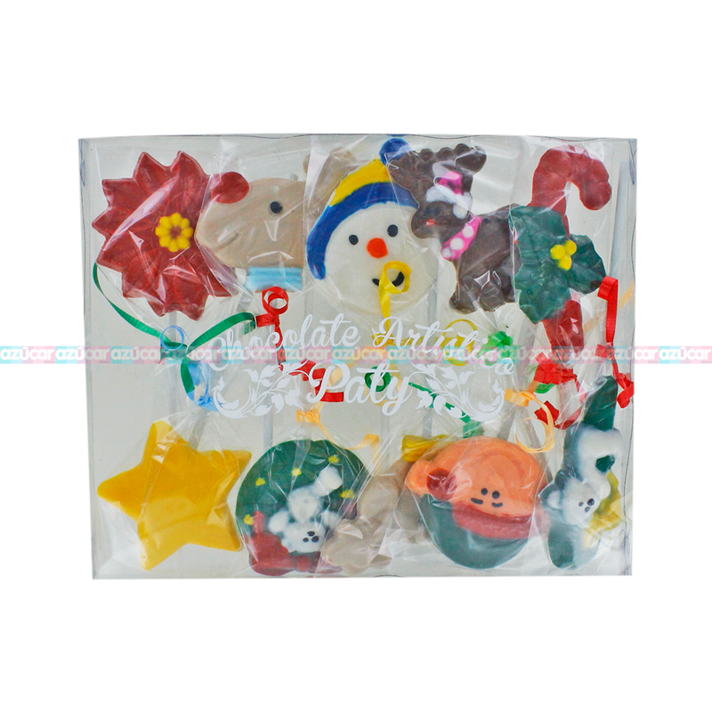 PAL. CHOCO NAVIDAD 16/12 PZA