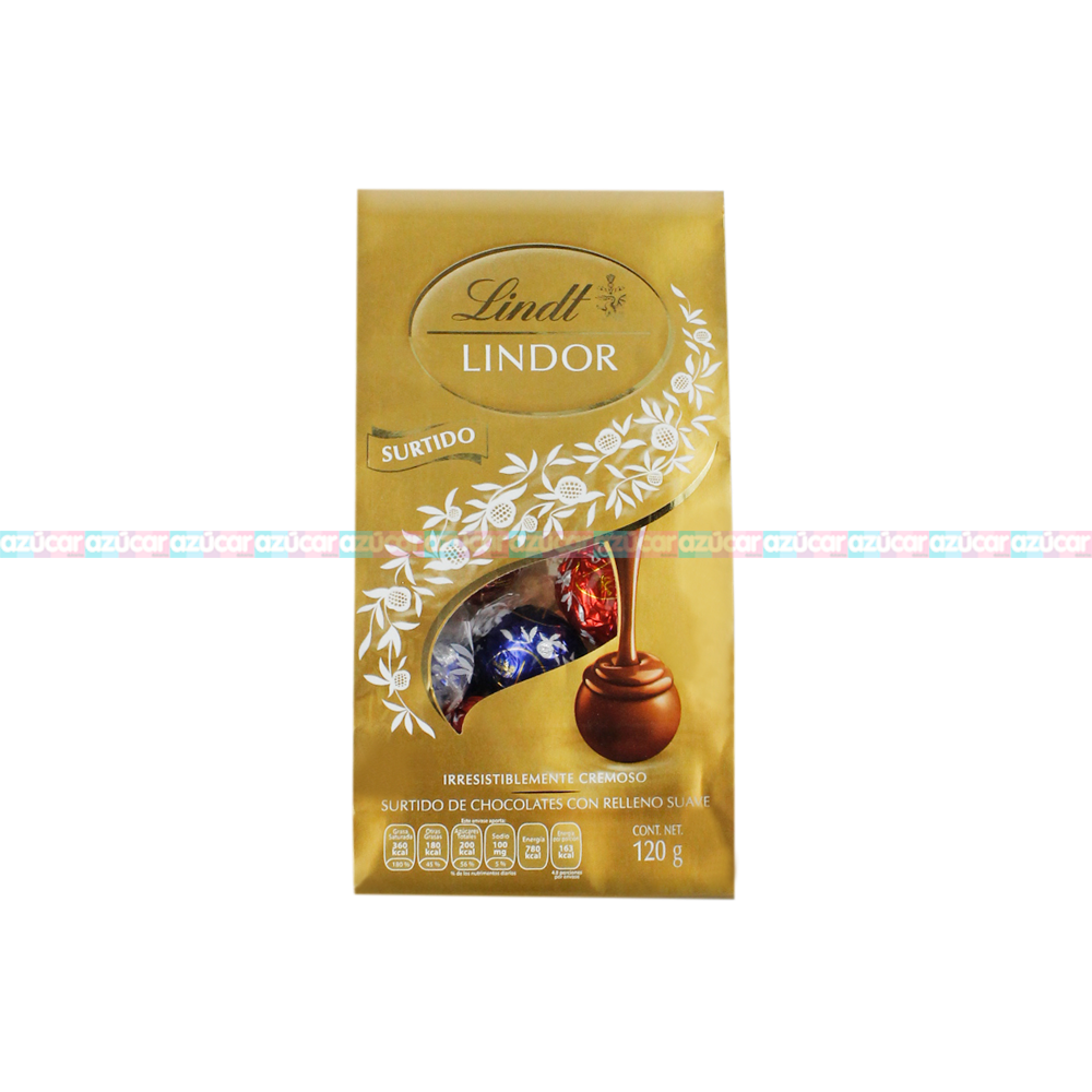 LINDOR BOLSA SURTIDO 12/120 G
