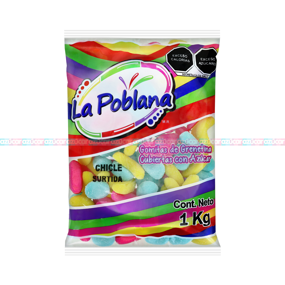 P GOMA CHICLE SURTIDA 10/1 KG