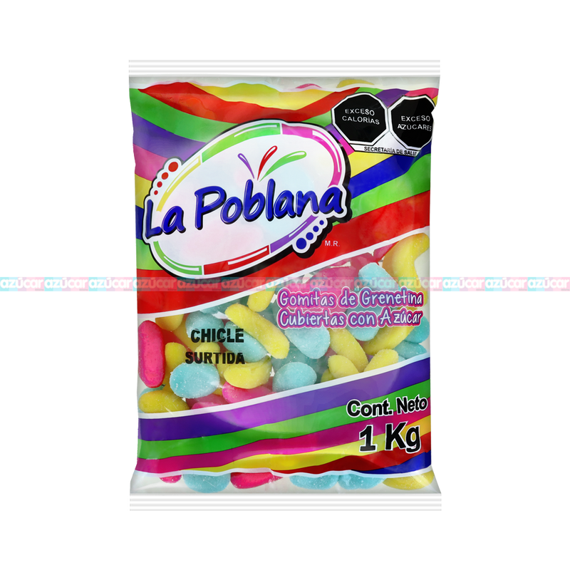 P GOMA CHICLE SURTIDA 10/1 KG