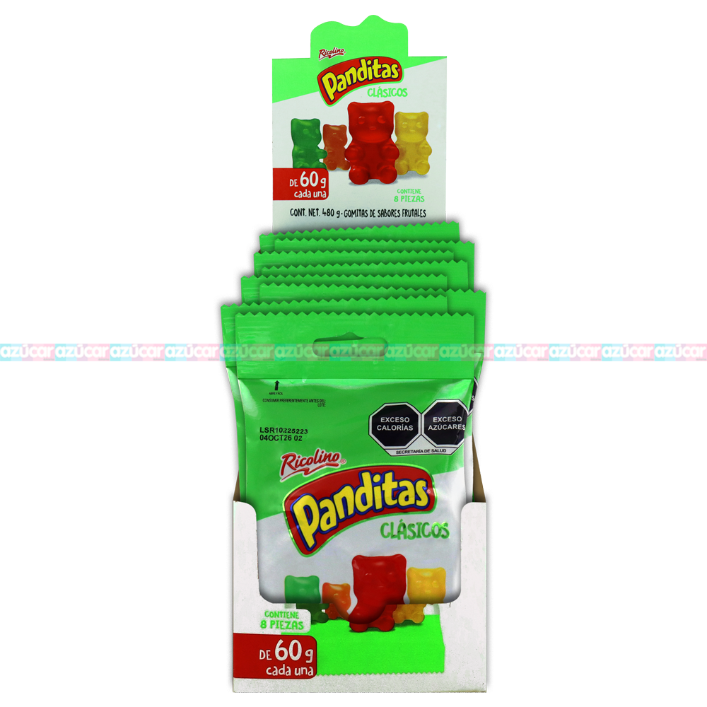 PANDITAS CLASICO 14/8/60GRS
