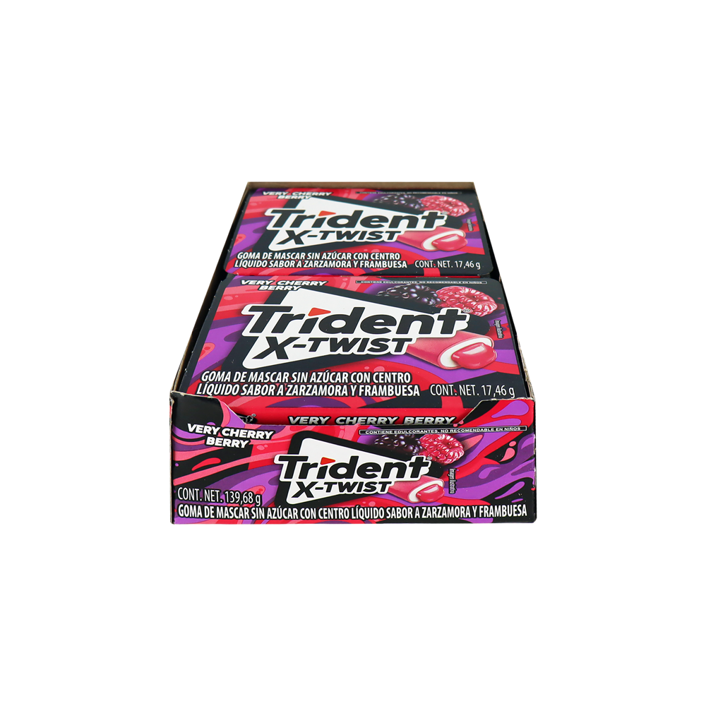 TRIDENT X TWIST RASPBERRY 18/8