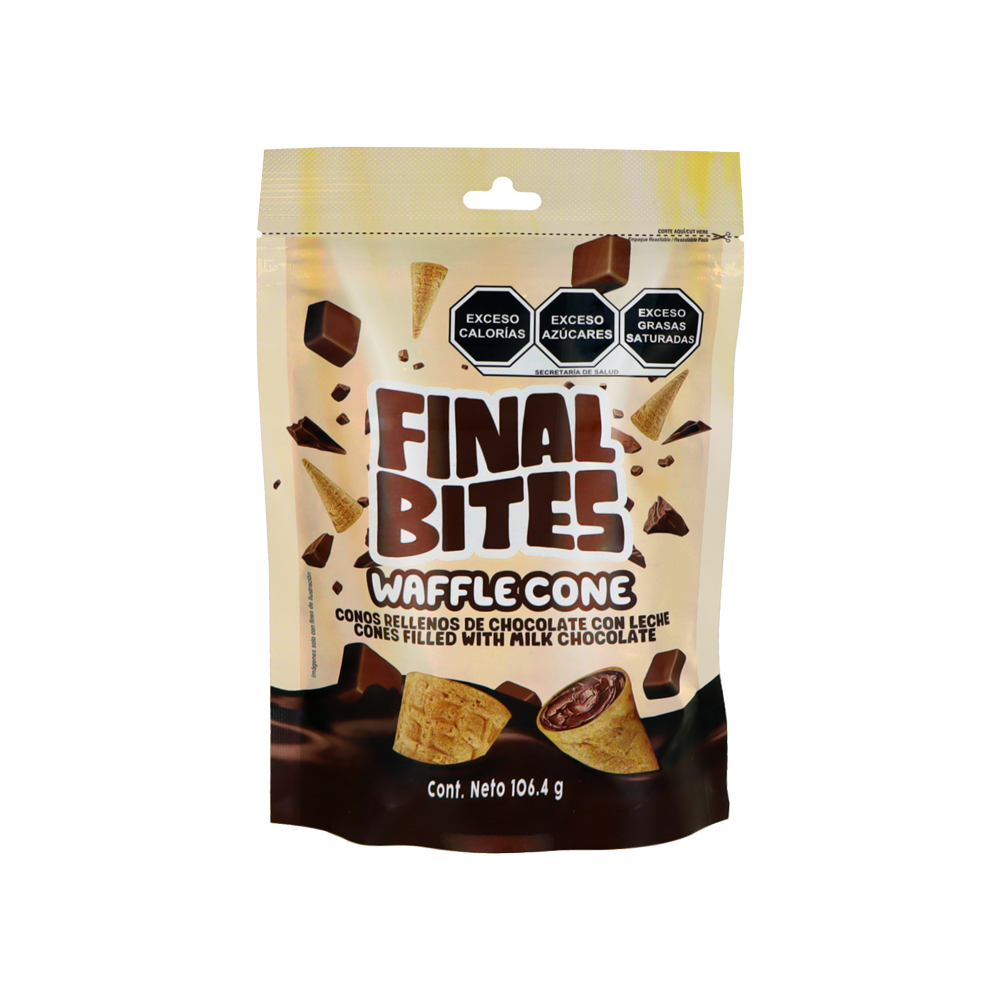 BARQUILLOS FINAL BITES CHOCO 12/106.4GRS