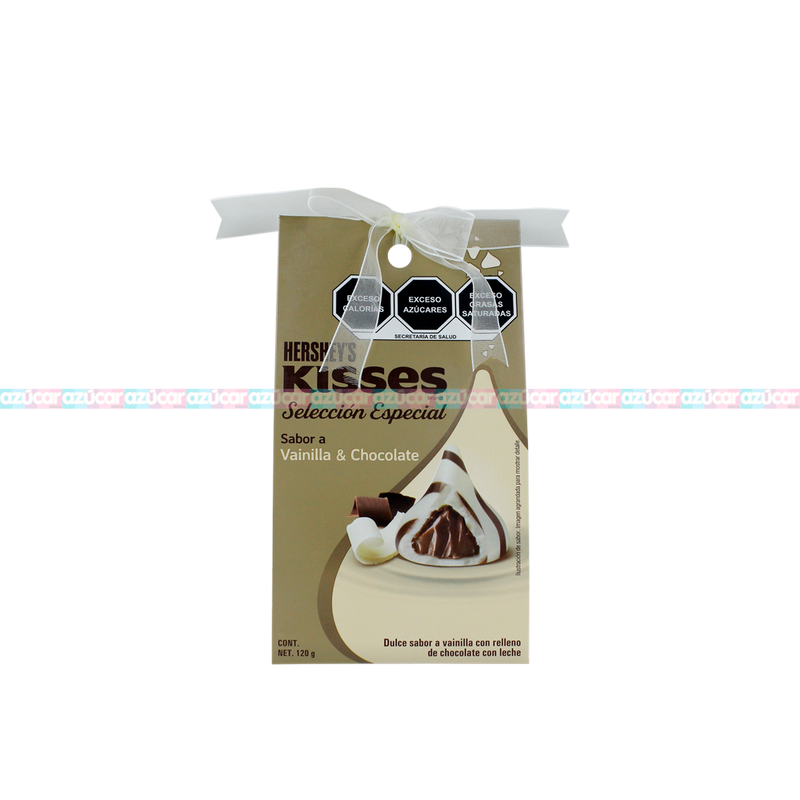 KISSES VAINILLA CHOCOLATE 6/120G