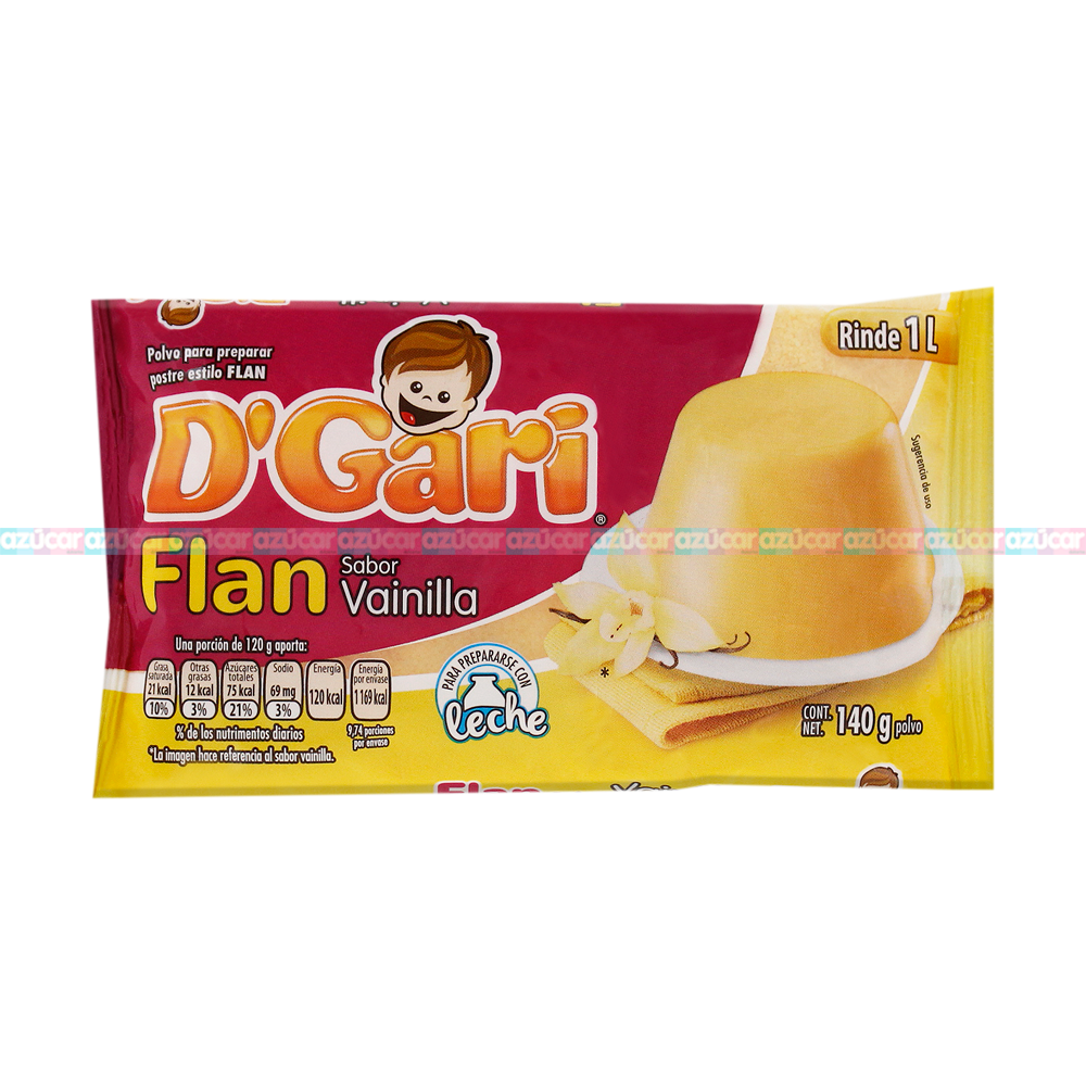 GARI FLAN VAINILLA 50/115 GRS