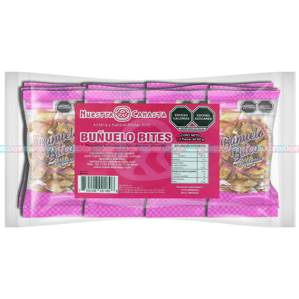 BUÑUELO BITES 60GRS 10/12PZA