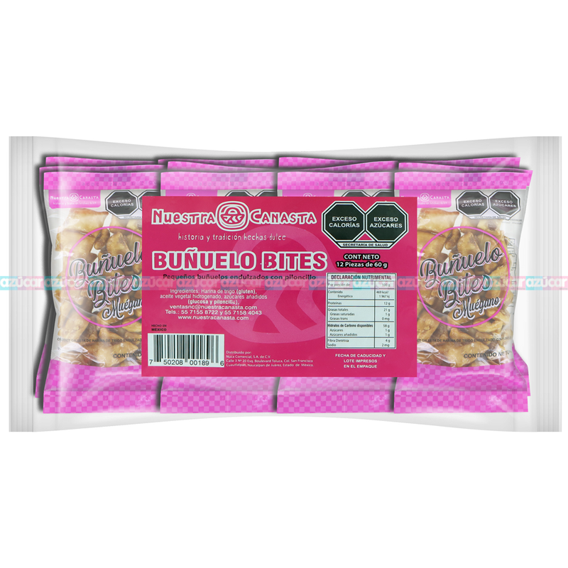 BUÑUELO BITES 60GRS 10/12PZA