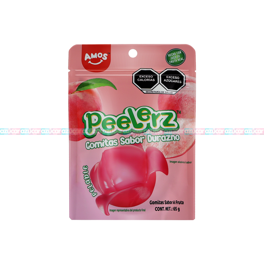 PEELERZ GOMITAS DURAZNO 6/8 PZA
