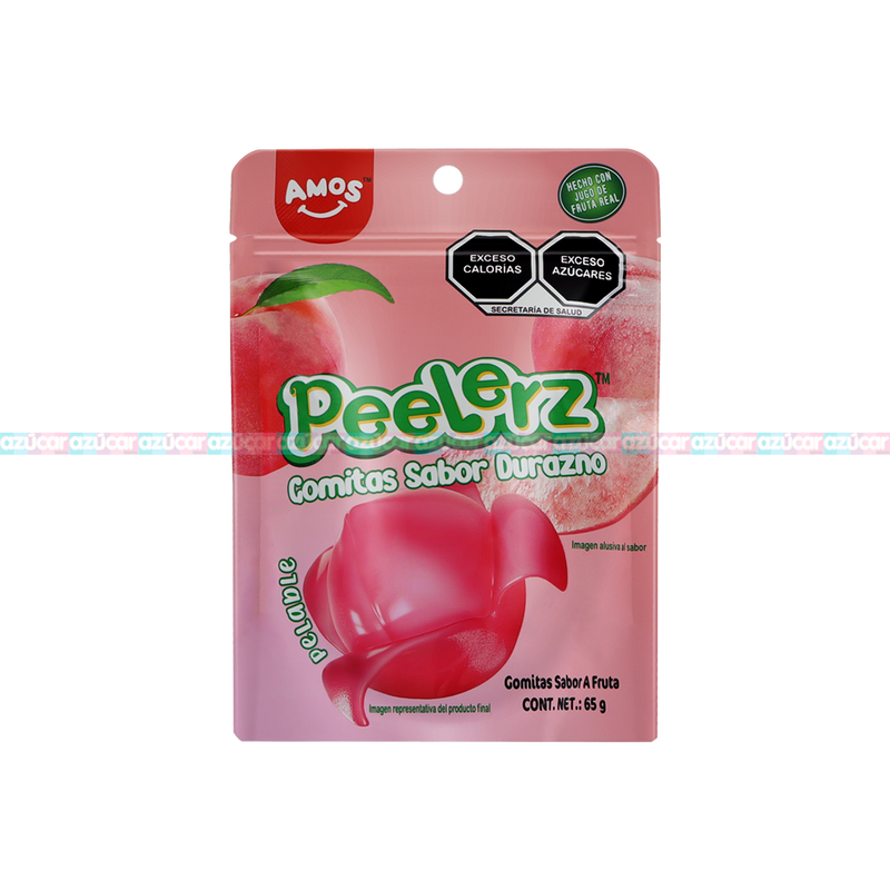 PEELERZ GOMITAS DURAZNO 6/8 PZA