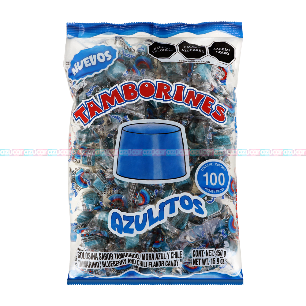 TAMBORIN AZULITOS 20/100